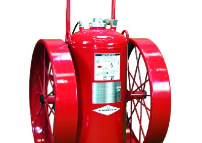 Wheeled Extinguisher Galvanized
